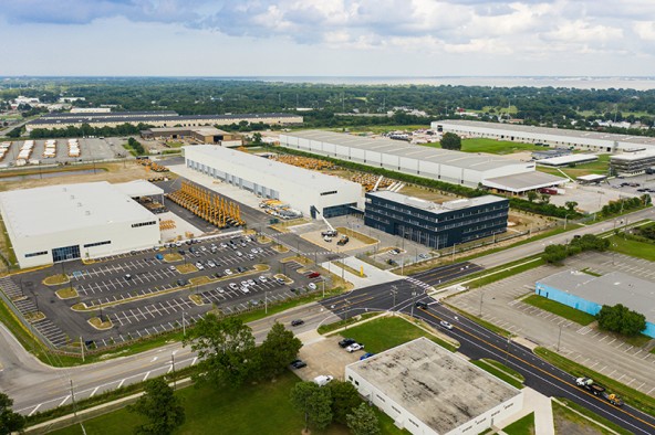 Liebherr opened its headquarters on the expanded campus in Newport News, Virginia, in 2020.