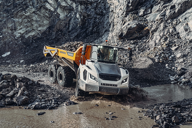 Powerful, robust and safe: The Liebherr TA 230 Litronic dump truck at Conexpo 2026