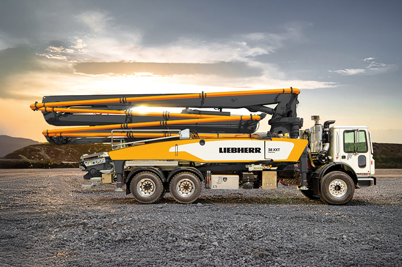 Liebherr 38 XXT truck-mounted concrete pump: Providing versatility for modern construction sites