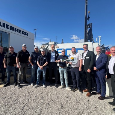 ECD NY Inc. purchased four Liebherr THS crawler concrete pumps as well as a Liebherr HS8200 duty cycle crawler crane at Conexpo 2026.