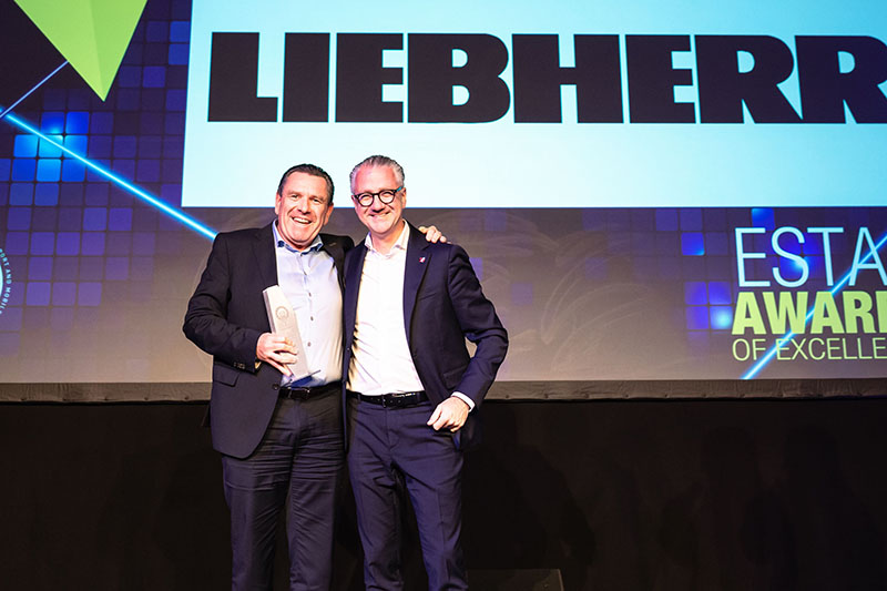 Liebherr wins ESTA Awards in the ‘Safety’ and ‘Training’ categories