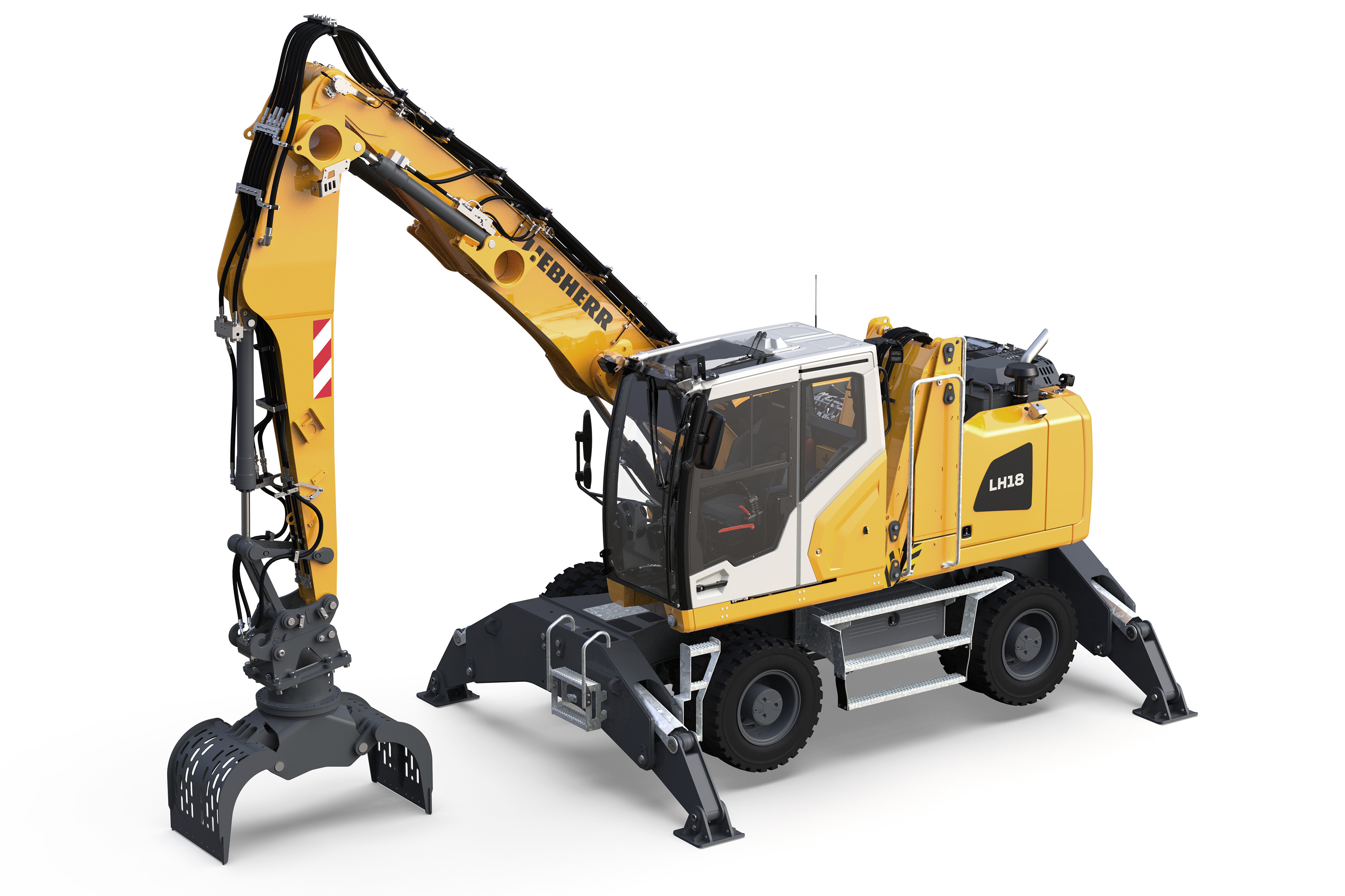Weltpremiere auf der IFAT: Umschlagmaschinen der neuen Generation 8