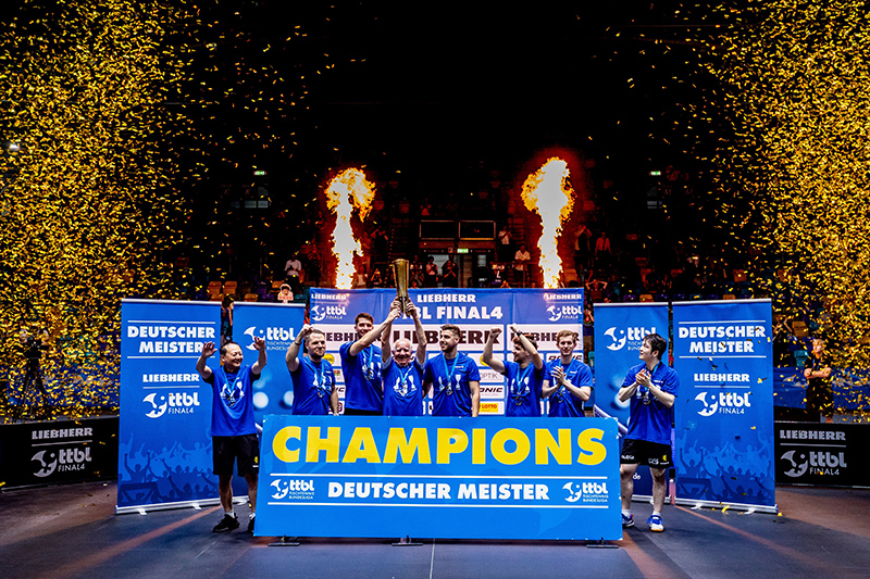 Liebherr TTBL Final4: Tischtennis-Festspiele begeistern Fans und erzielen Millionen-Reichweite