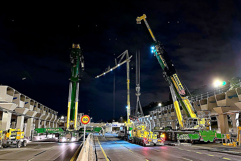 Seven Liebherr Cranes Used in the Construction of the New Parque Ventas in Madrid