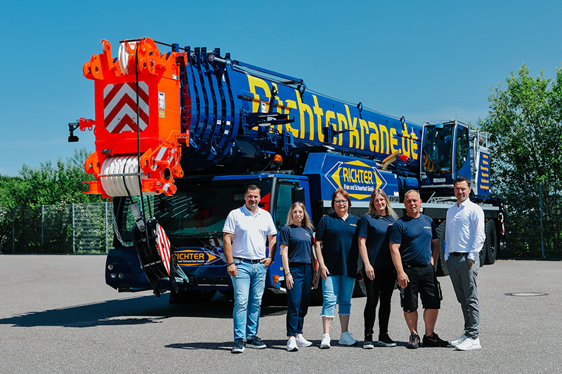 Richter enhances Liebherr fleet with second LTM 1450 8.1
