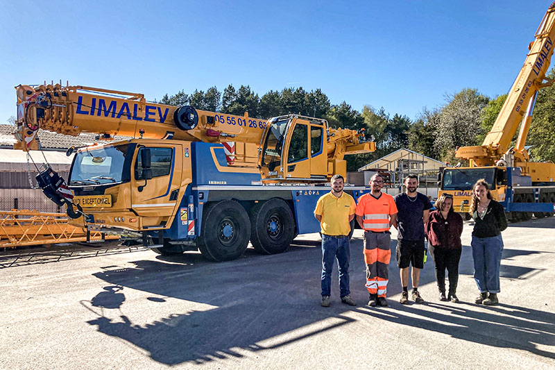 One of the first in France: Limalev takes delivery of a Liebherr LTM 1055-3.3