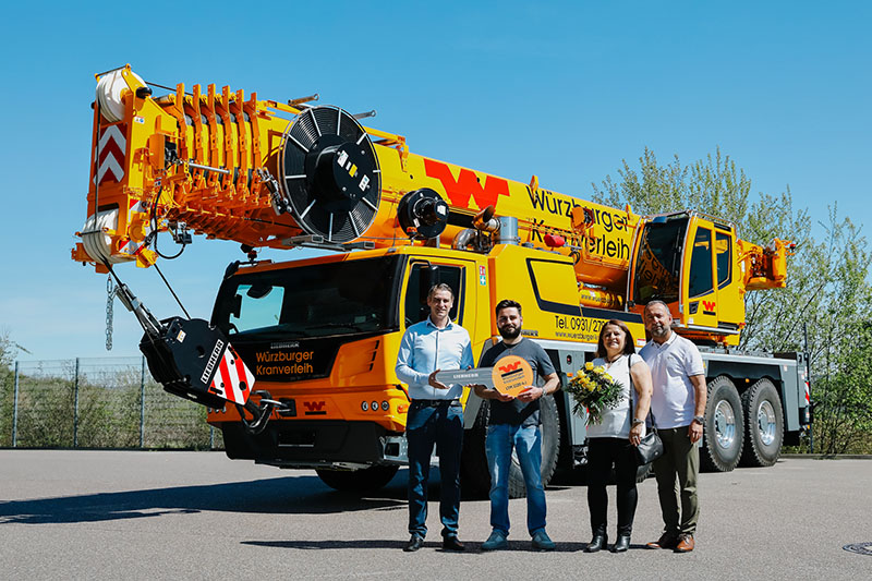 Würzburger Kranverleih takes delivery of Liebherr LTM 1120-4.2 mobile crane