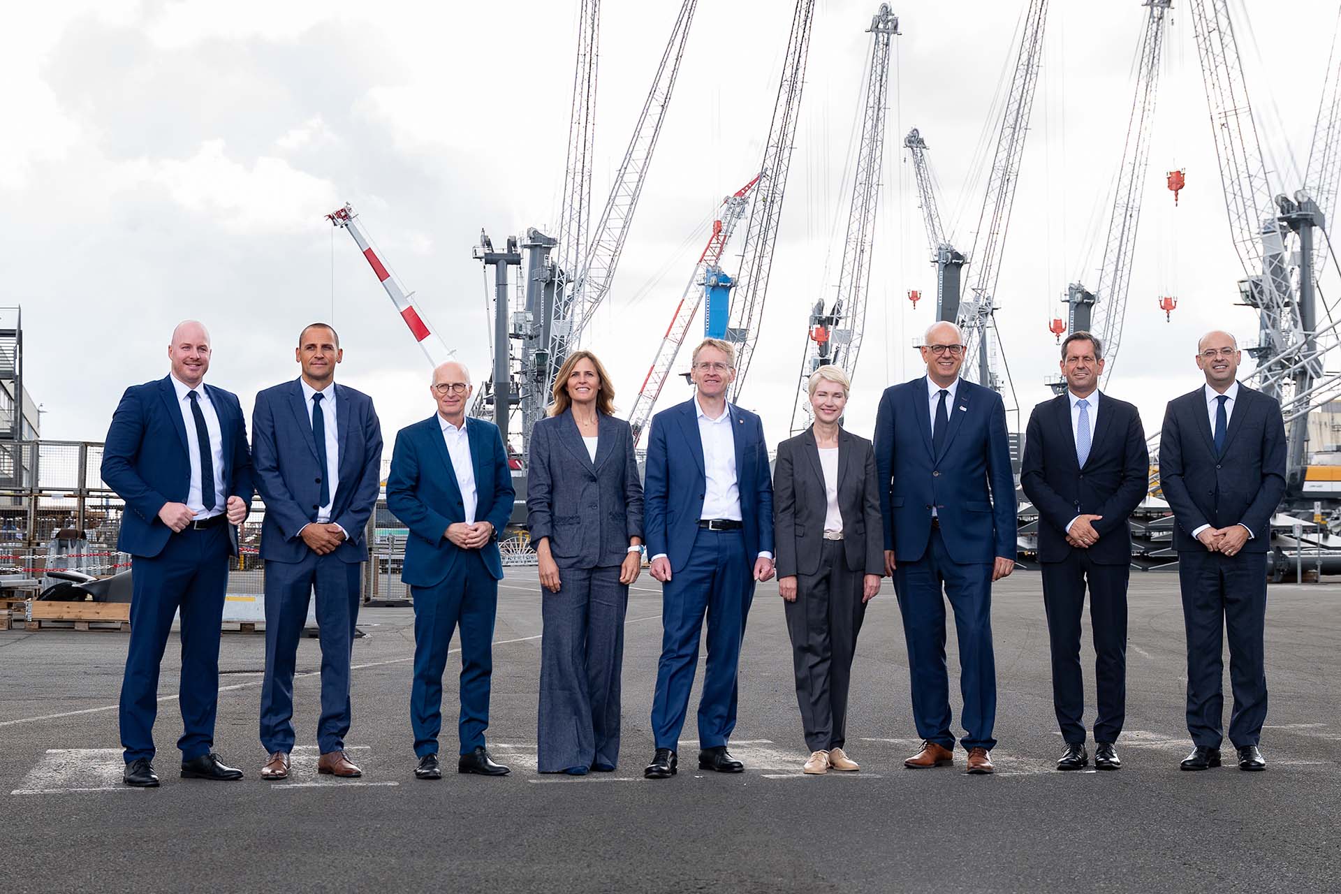 Liebherr-Rostock als Gastgeber der Konferenz der norddeutschen Ministerpräsidenten