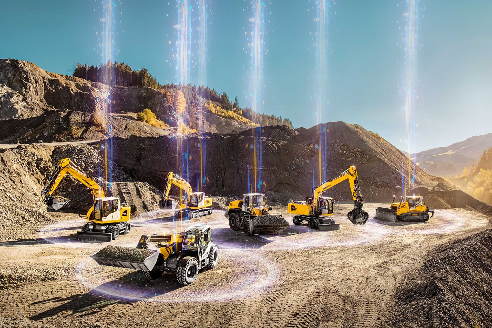 Intelligent assistance systems and digital solutions: Liebherr takes the next step towards the connected construction site and mine