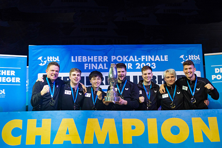 Liebherr Pokal-Finale 2023: TTC Neu-Ulm feiert Premieren-Erfolg vor Rekordkulisse