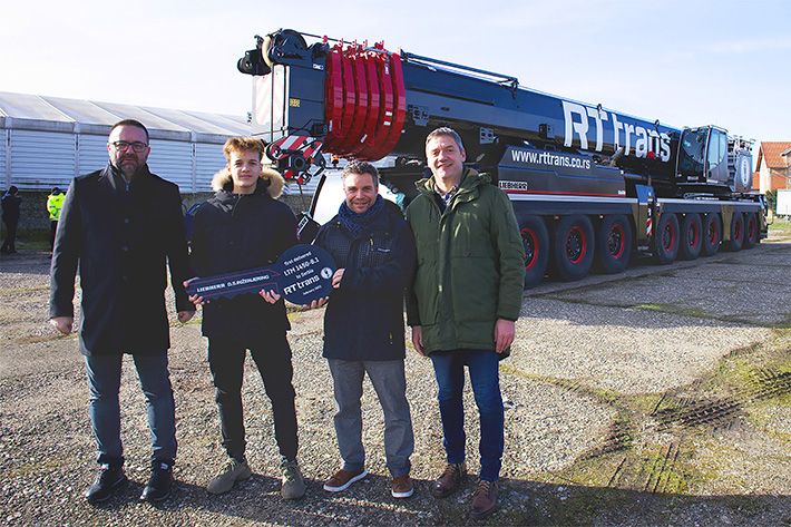 First Liebherr LTM&nbsp;1450-8.1 mobile crane in Serbia