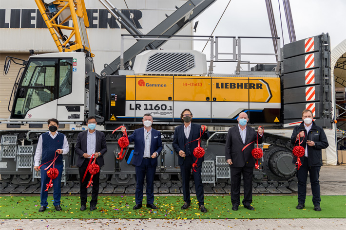 Liebherr’s first battery-powered crawler&nbsp;crane in Asia