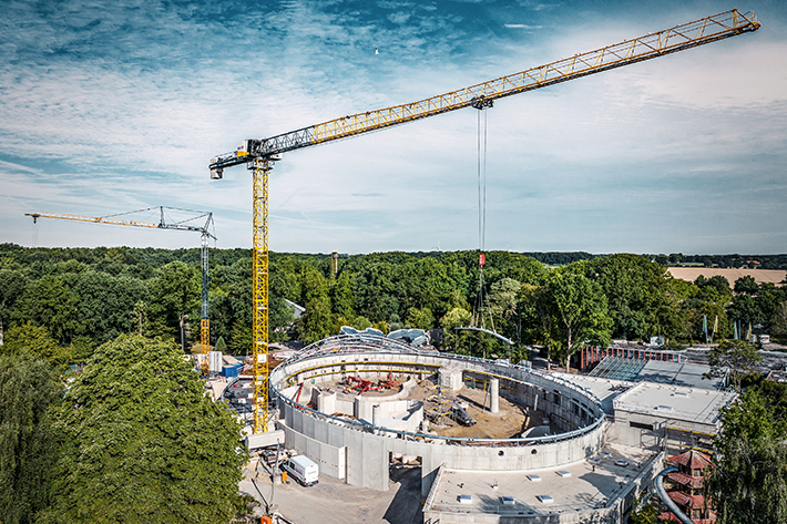 Hüffermann Krandienst: flat-top&nbsp;cranes from Liebherr prove their flexibility in&nbsp;use