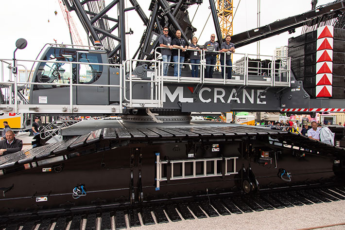 ML Crane Group expands large crane fleet with LR 1700-1.0 at Conexpo 2023