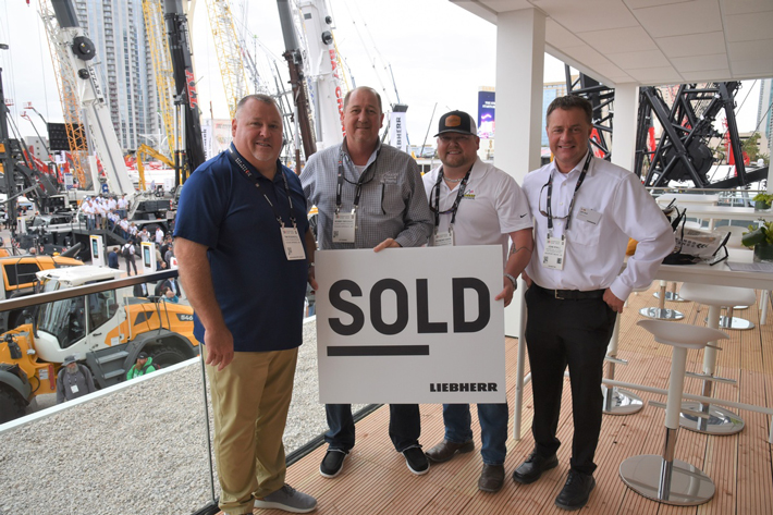 Glenn Machine Works purchases a Liebherr LTM 1150-5.3 at Conexpo 2023