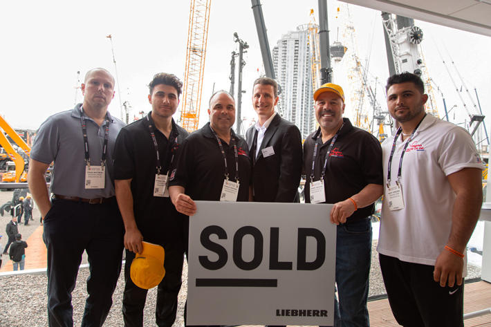 Vergona Crane Co., Inc. purchases a Liebherr LTM 1150-5.3 at Conexpo 2023