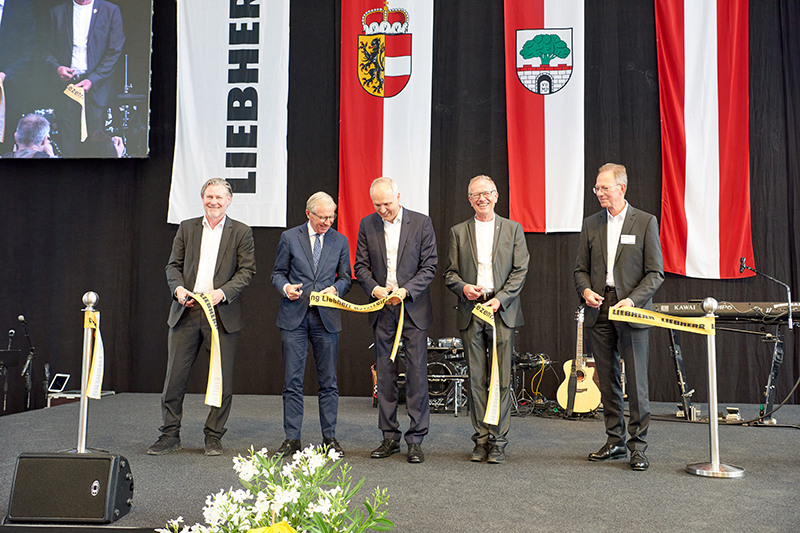 Einweihung der neuen Liebherr Vertriebs- und Servicezentrale für Österreich