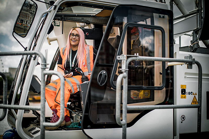 Great Cranes, Great Love: 3 questions for podcast host and crane operator Katie Kelleher