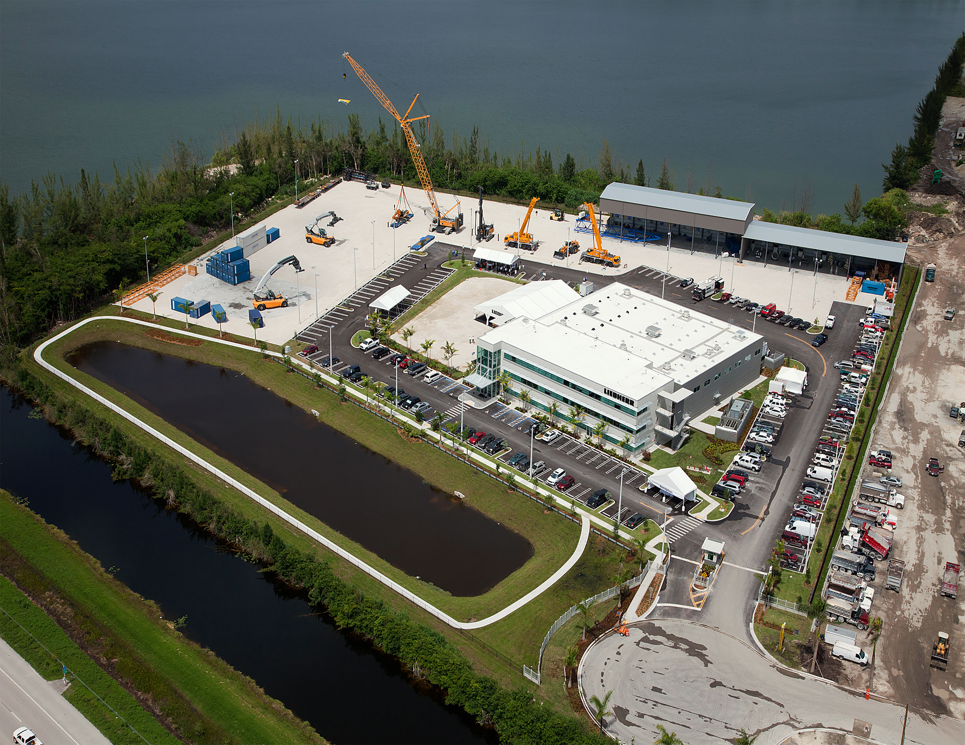 Liebherr USA, Co., celebrates the 10 year anniversary of the Miami branch 