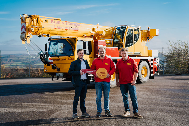 40 tonne crane replaced: Kran & Transport Lausitz take delivery of new Liebherr LTM 1040-2.1