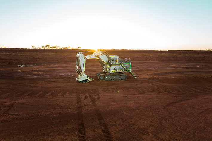 Fortescue deploys Australia’s first operational electric excavator with the Liebherr R 9400 E