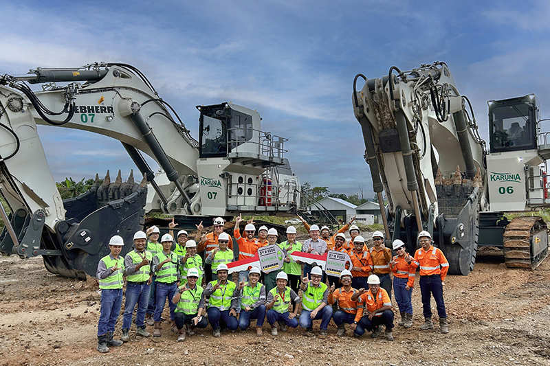 Karunia adds two more R 9200s to its fleet at Tabang mine in Indonesia