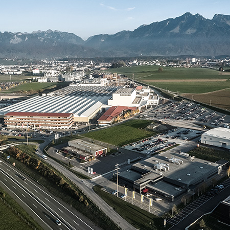 Liebherr location in Bulle Switzerland