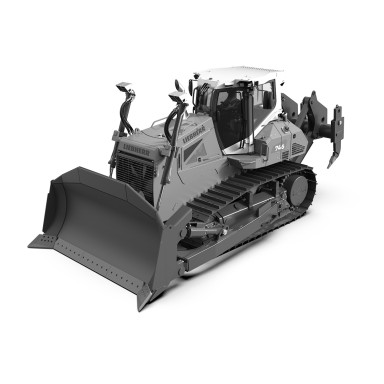 Liebherr-crawler-dozer-746-black