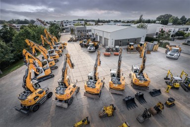 Liebherr Baumaschinen mieten für Ihre Baustelle