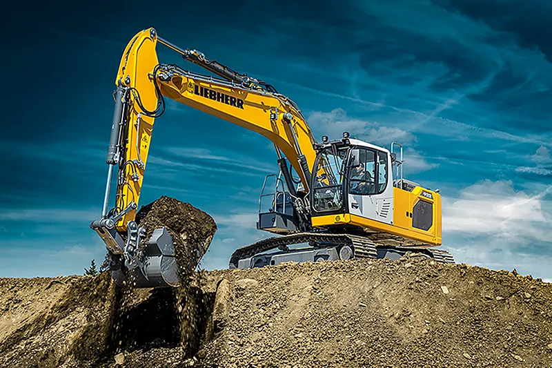 CONRAD 1/50 - Liebherr R 991 Excavatrice Pelle Hydraulique Caterpillar