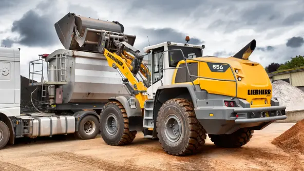 Liebherr Wheel Loader in Operation