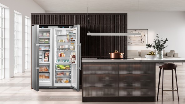 liebherr freestanding stainless steel side-by-side refrigerator and freezer XRFsdh 5265