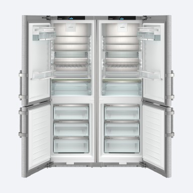 liebherr freestanding stainless steel side-by-side refrigerator and freezer XCCsdh 5250