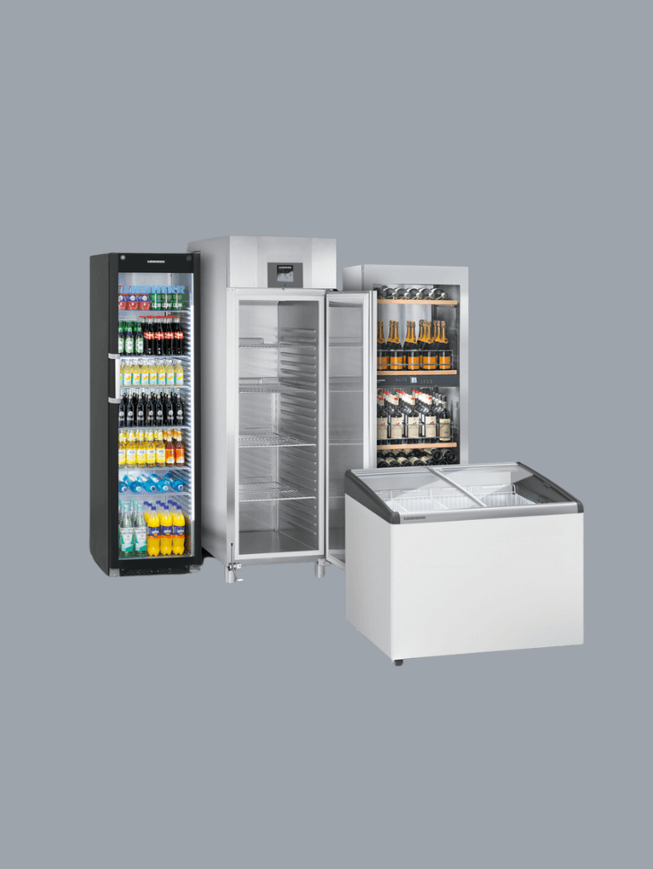 Multitude of drinks fridges and lab fridges 