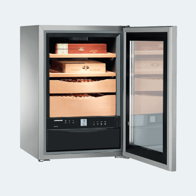 Open door humidor