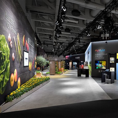 Liebherr Kühlschränke auf einer Messe