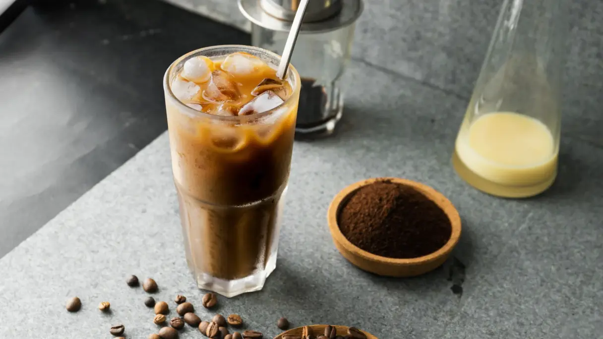 Vietnamesischer Eiskaffee Vietnamesischer Eiskaffee