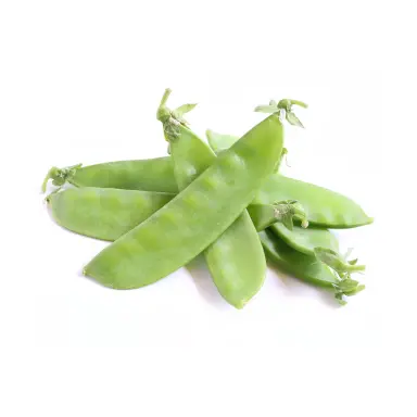 Sugar snap peas Sugar snap peas on white background.