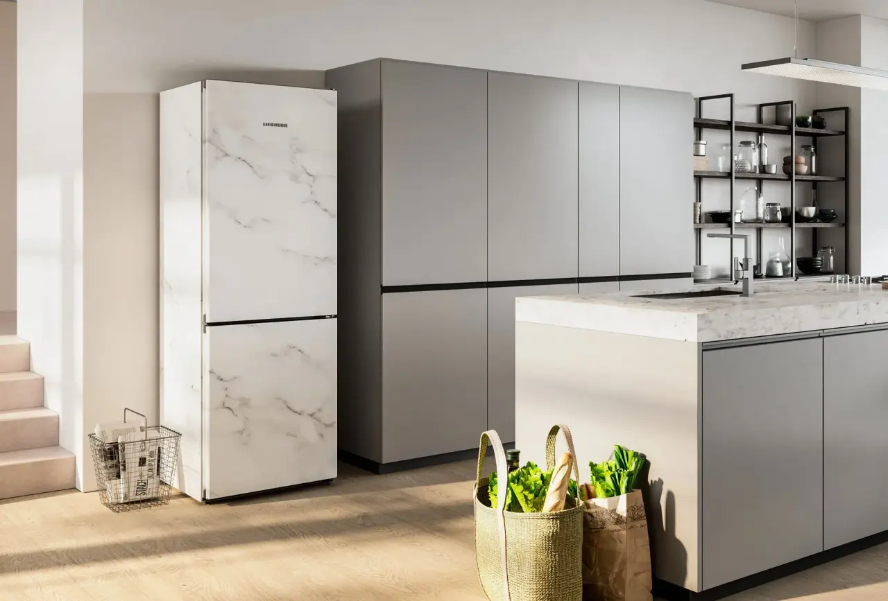 Liebherr Mystyle Gerät cn43c3 in einer Carrarawhite Variante