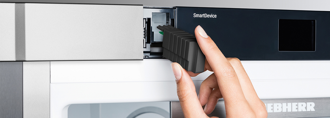 Detailaufnahme einer Liebherr SmartDevice Eingabe