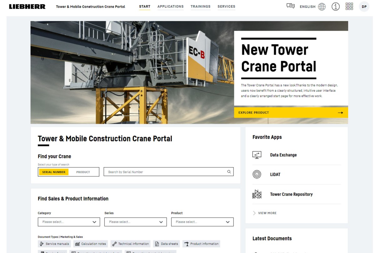 liebherr-towercrane-portal-dashboard-en