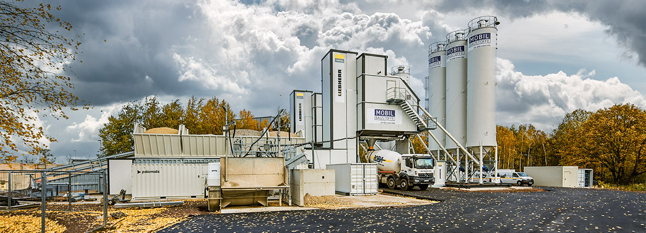 Batching plants for concrete production - Liebherr