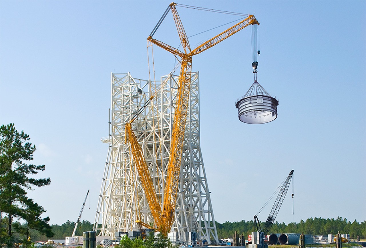 A-3 crane- water_montage_wellen_fertig