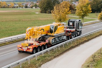 Guindaste telescópico sobre esteiras LTR 1150 - Liebherr