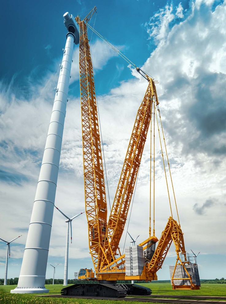 【原画】『Crane in the Clouds』 liebherr-connecting-the-