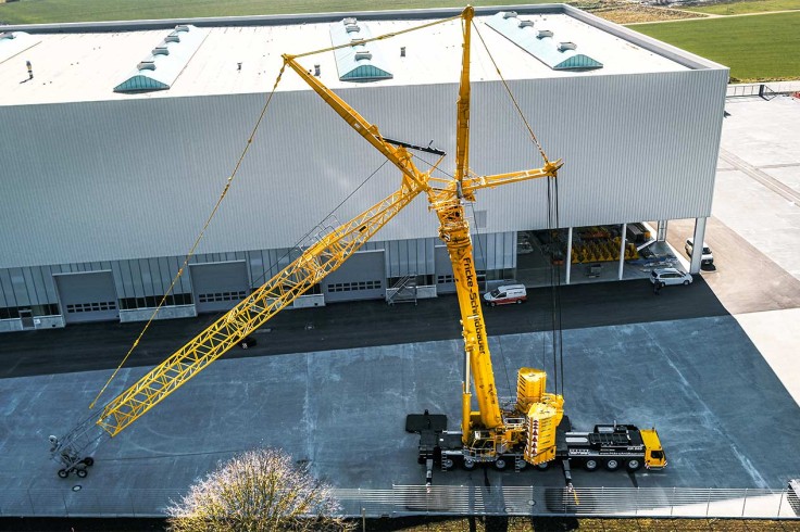 LIEBHERR LTM11200NX + 54m Jib MICｶﾗｰ 1/50 - KENKRAFT