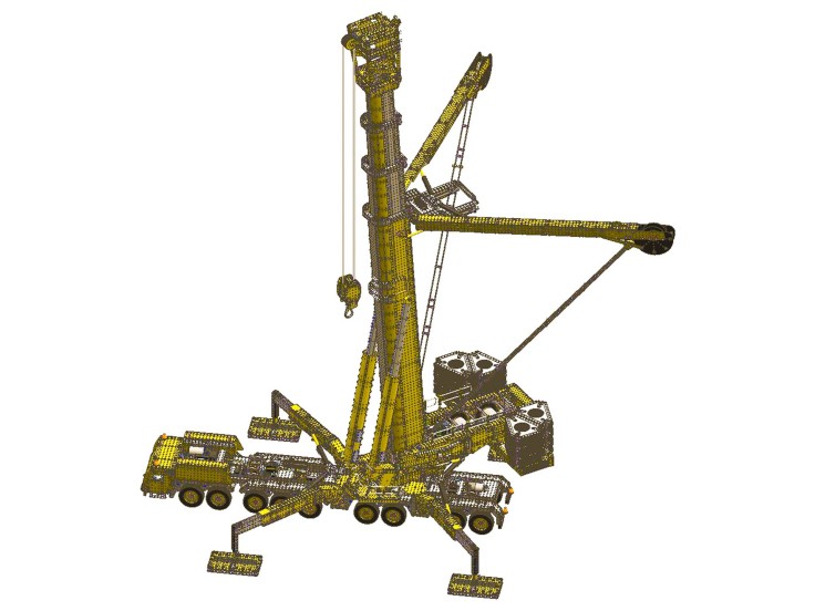 パーツ GARAGE Crane Passion for model making - Liebherr