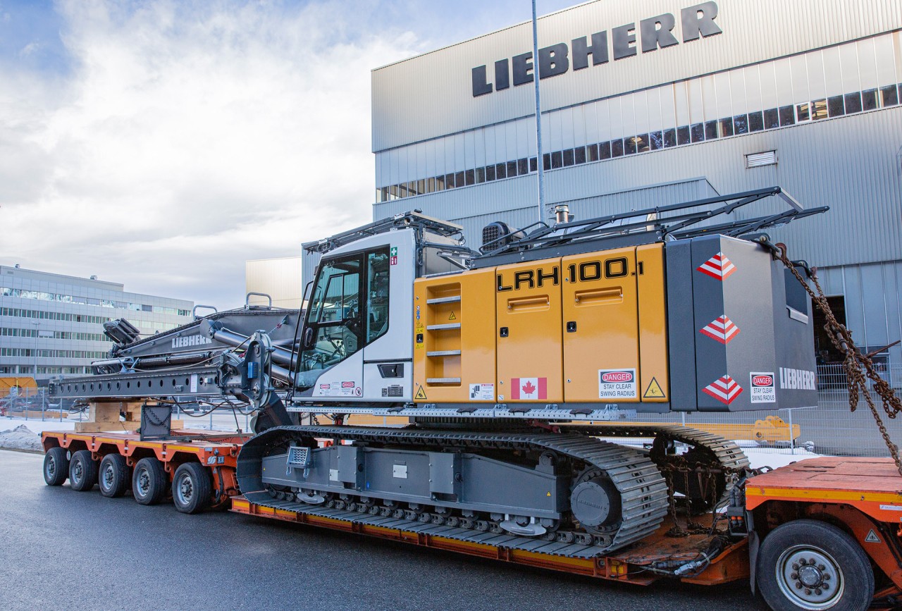 liebherr-lrh-100-piling-rig-transport