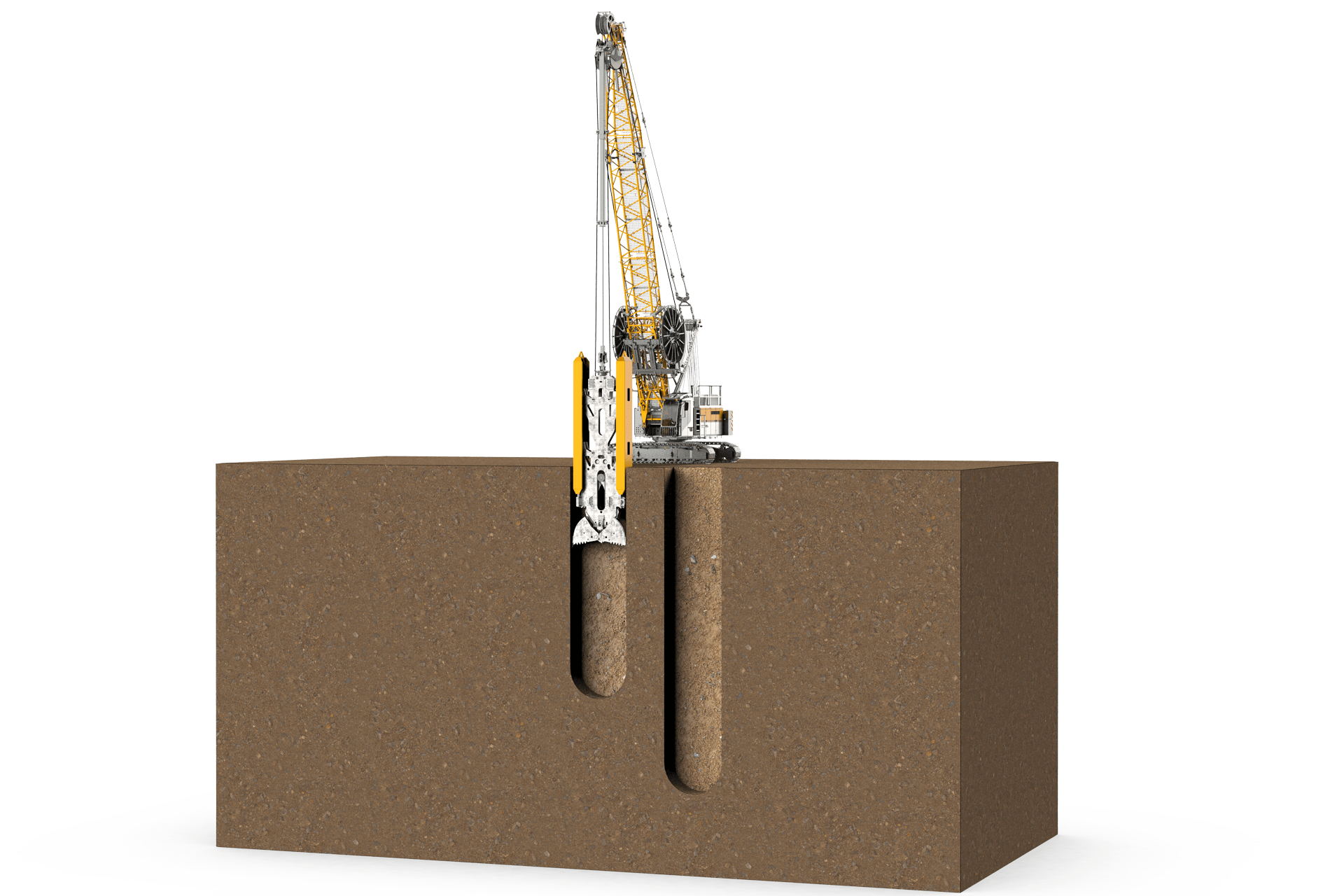 Slurry wall | Liebherr deep foundation