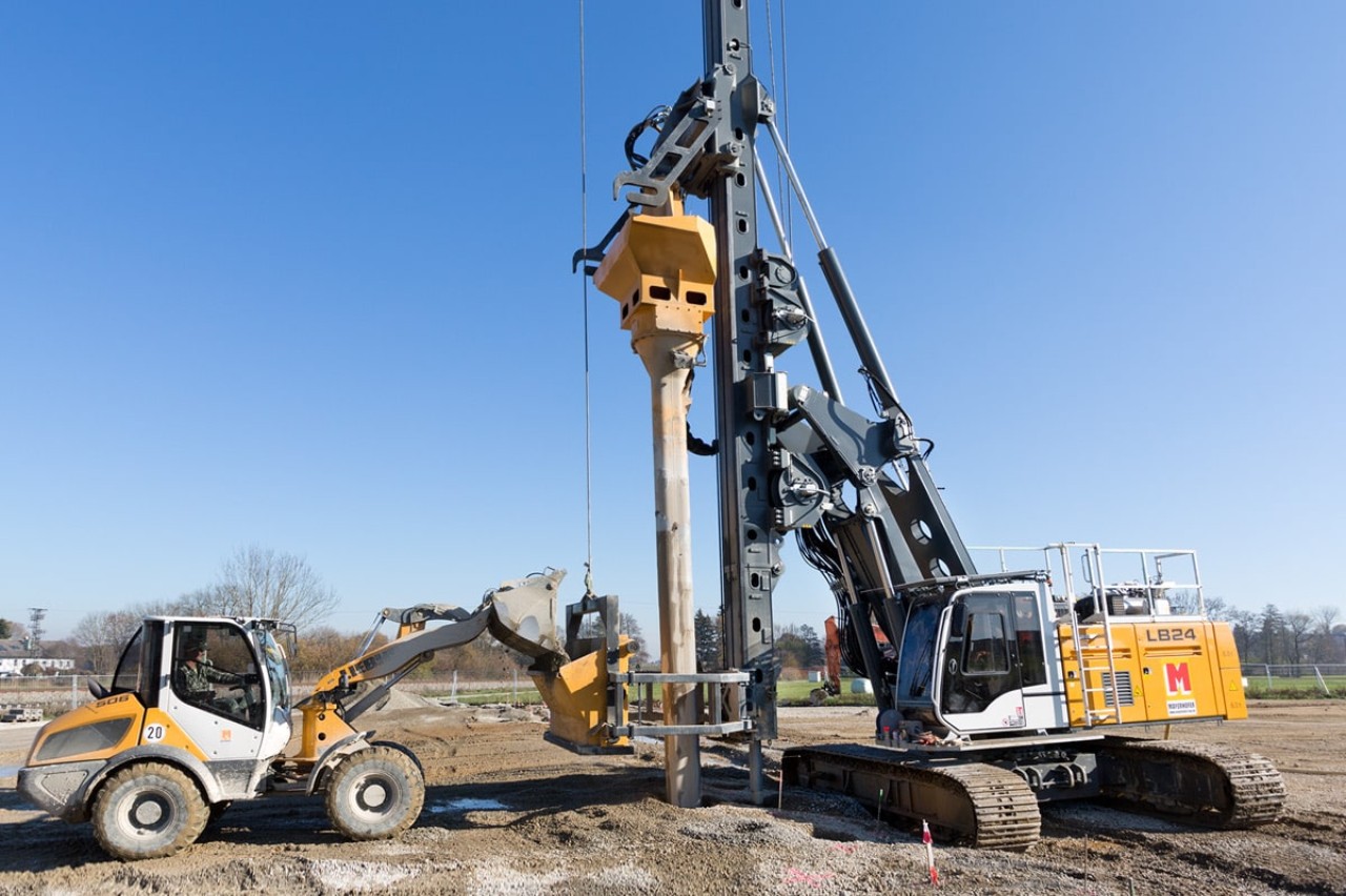 Compactación por relleno vibrado - Liebherr